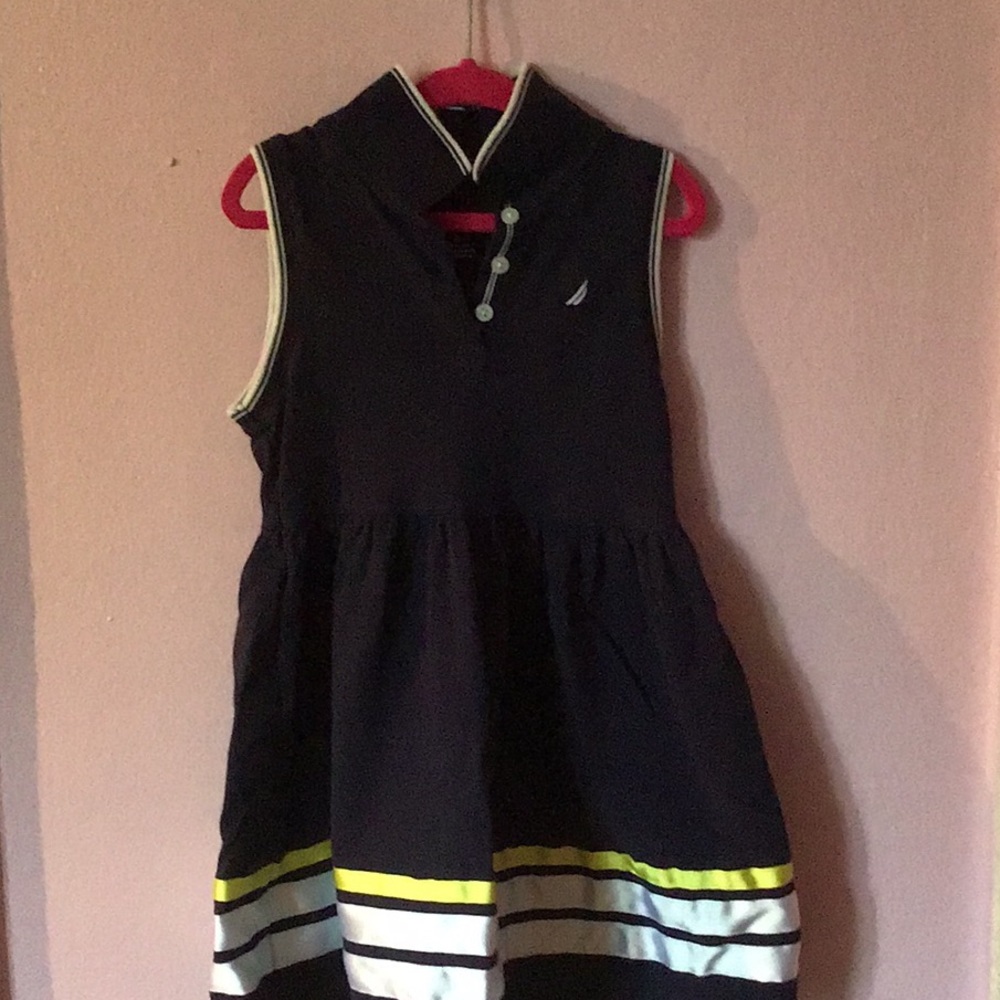 Girls Nautical sun dress.